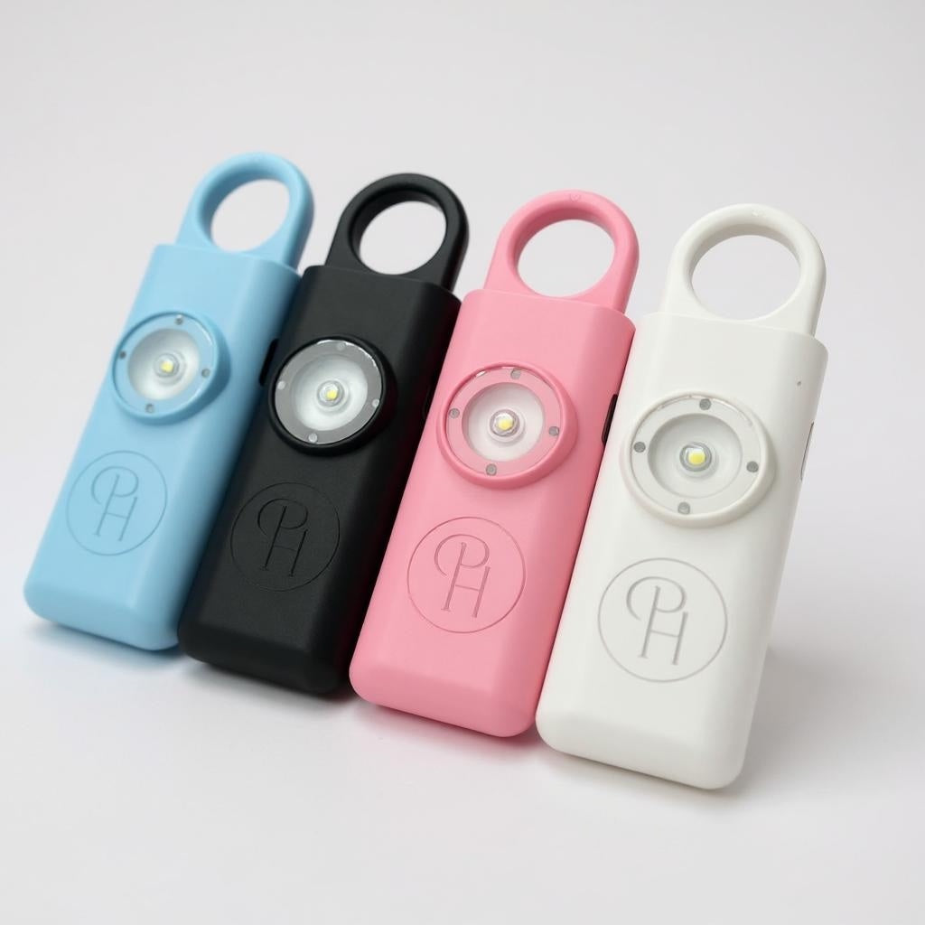 Four colorful protect her alarms