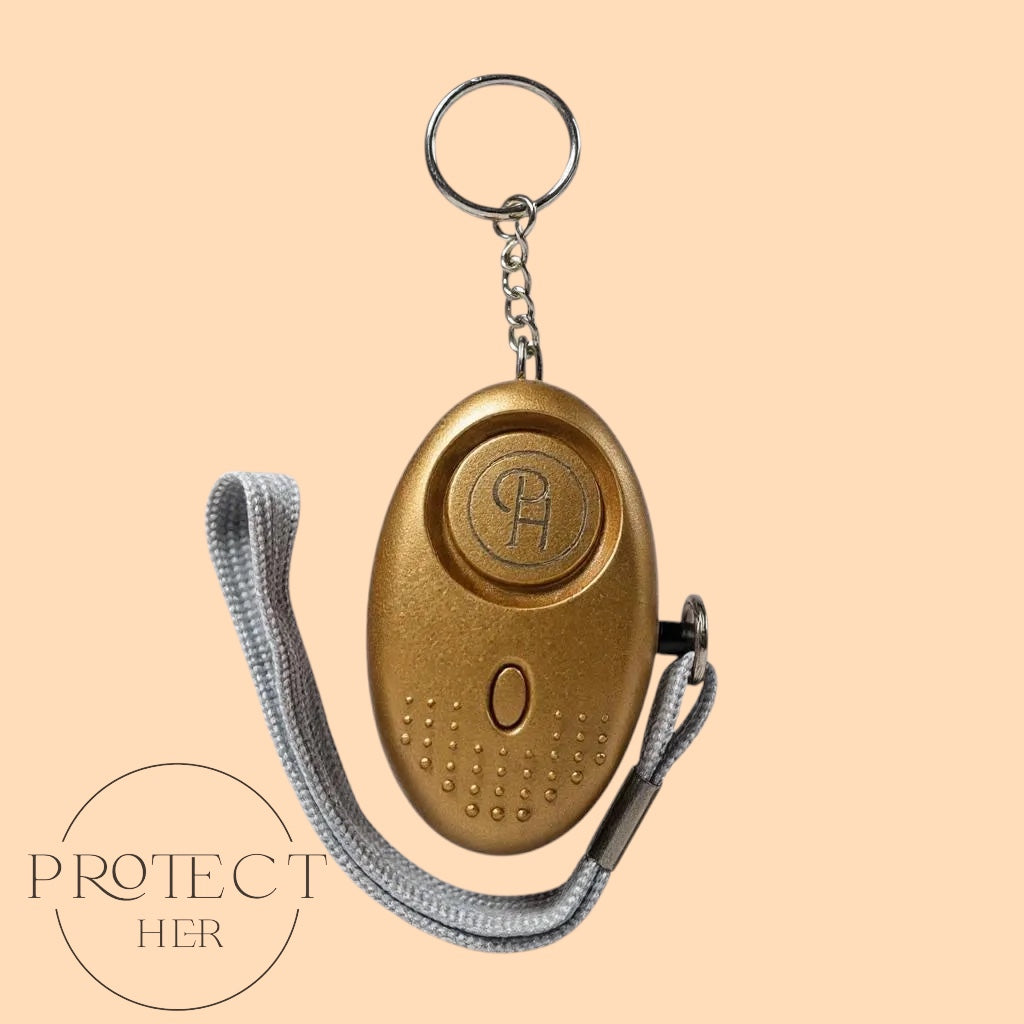 Gold safety alarm Protect Her Alarm